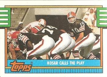 1990 Topps #505 Kosar Calls the Play Front