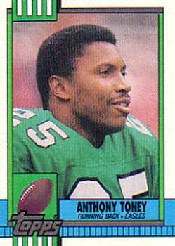 1990 Topps #90 Anthony Toney Front