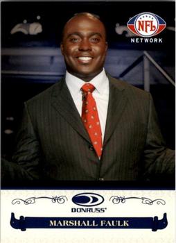 2007 Donruss Thanksgiving Dallas Cowboys - NFL Network Hosts #NNO Marshall Faulk Front