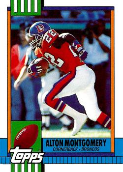 1990 Topps Traded #110T Alton Montgomery Front