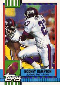 1990 Topps Traded #30T Rodney Hampton Front