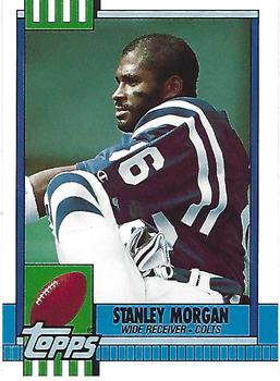 1990 Topps Traded #9T Stanley Morgan Front