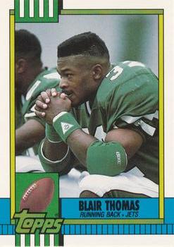 1990 Topps Traded #34T Blair Thomas Front