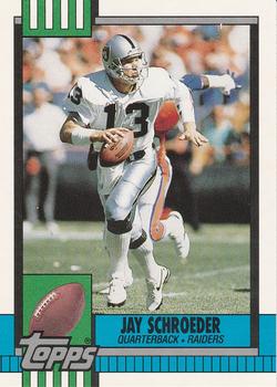 1990 Topps Traded #66T Jay Schroeder Front