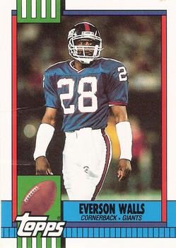1990 Topps Traded #74T Everson Walls Front