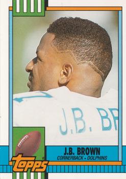1990 Topps Traded #81T J.B. Brown Front