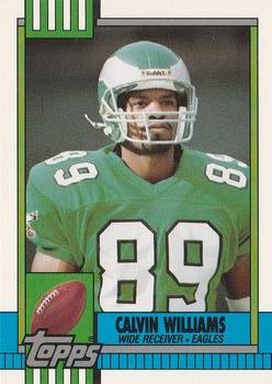 1990 Topps Traded #105T Calvin Williams Front
