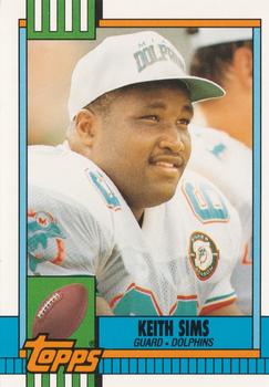 1990 Topps Traded #113T Keith Sims Front