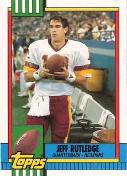 1990 Topps Traded #123T Jeff Rutledge Front