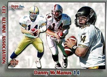 2013 JOGO CFL Alumni Series 3 #50 Danny McManus Front
