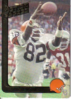 1991 Action Packed #50 Ozzie Newsome Front