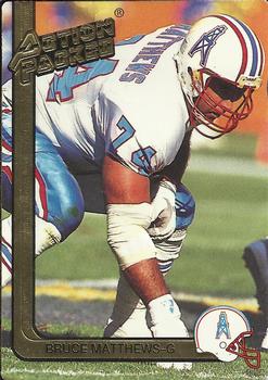 1991 Action Packed #97 Bruce Matthews Front