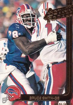 1991 Action Packed - 24K Gold #4G Bruce Smith Front