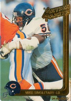 1991 Action Packed - 24K Gold #8G Mike Singletary Front