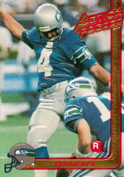 1991 Action Packed Rookie/Update #59 John Kasay Front