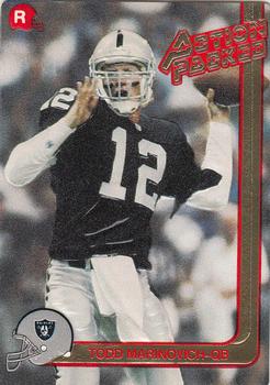 1991 Action Packed Rookie/Update #18 Todd Marinovich Front