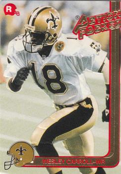 1991 Action Packed Rookie/Update #22 Wesley Carroll Front