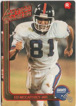 1991 Action Packed Rookie/Update #23 Ed McCaffrey Front