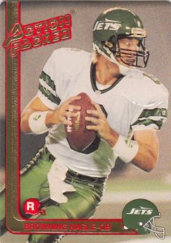 1991 Action Packed Rookie/Update #28 Browning Nagle Front