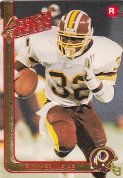 1991 Action Packed Rookie/Update #33 Ricky Ervins Front