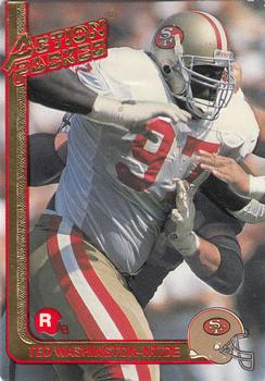 1991 Action Packed Rookie/Update #39 Ted Washington Front