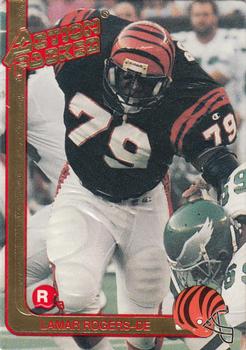 1991 Action Packed Rookie/Update #71 Lamar Rogers Front