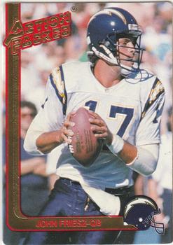 1991 Action Packed Rookie/Update #76 John Friesz Front