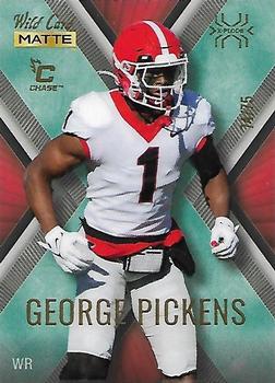 2022 Wild Card Matte - X-Plode Red/Blue X #MXP-18 George Pickens Front