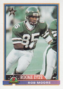 1991 Bowman #7 Rob Moore Front
