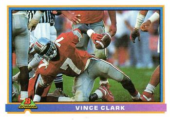 1991 Bowman #177 Vince Clark Front