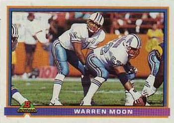 1991 Bowman #180 Warren Moon Front