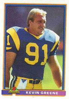 1991 Bowman #257 Kevin Greene Front