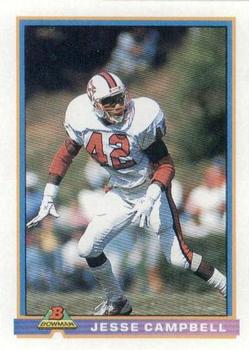 1991 Bowman #395 Jesse Campbell Front