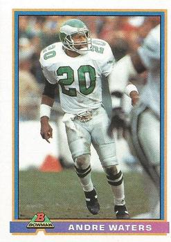 1991 Bowman #412 Andre Waters Front