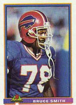 1991 Bowman #44 Bruce Smith Front