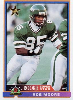1991 Bowman #7 Rob Moore Front