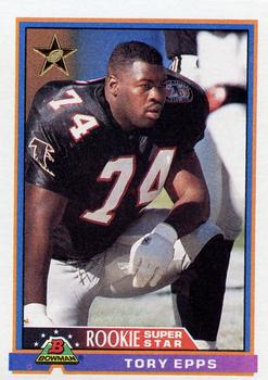 1991 Bowman #11 Tory Epps Front