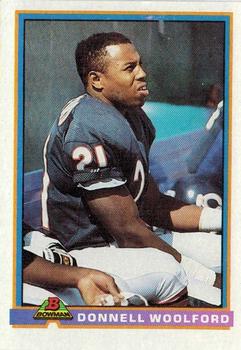 1991 Bowman #60 Donnell Woolford Front