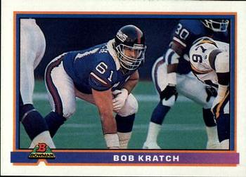 1991 Bowman #370 Bob Kratch Front