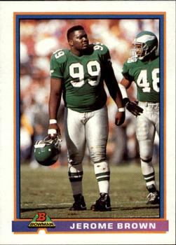 1991 Bowman #397 Jerome Brown Front