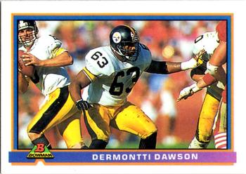 1991 Bowman #435 Dermontti Dawson Front