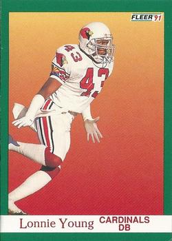 1991 Fleer #351 Lonnie Young Front
