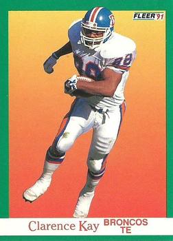 1991 Fleer #50 Clarence Kay Front