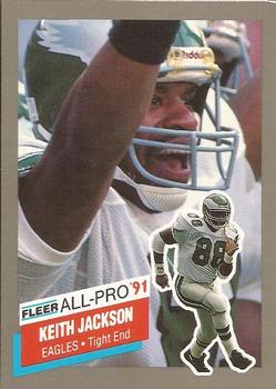 1991 Fleer - All-Pro '91 #12 Keith Jackson Front