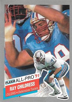 1991 Fleer - All-Pro '91 #7 Ray Childress Front