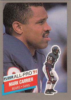 1991 Fleer - All-Pro '91 #17 Mark Carrier Front