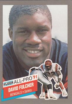 1991 Fleer - All-Pro '91 #18 David Fulcher Front