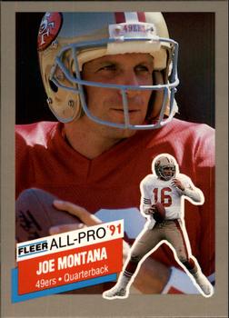 1991 Fleer - All-Pro '91 #19 Joe Montana Front