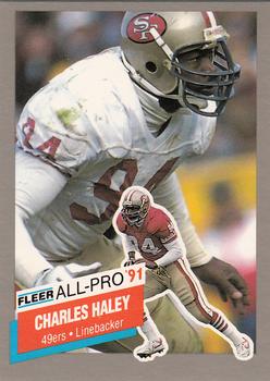 1991 Fleer - All-Pro '91 #21 Charles Haley Front