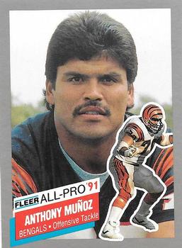 1991 Fleer - All-Pro '91 #25 Anthony Muñoz Front